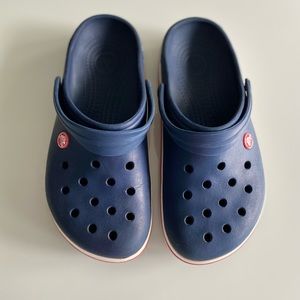 Adult Navy Blue Crocs size 7-9